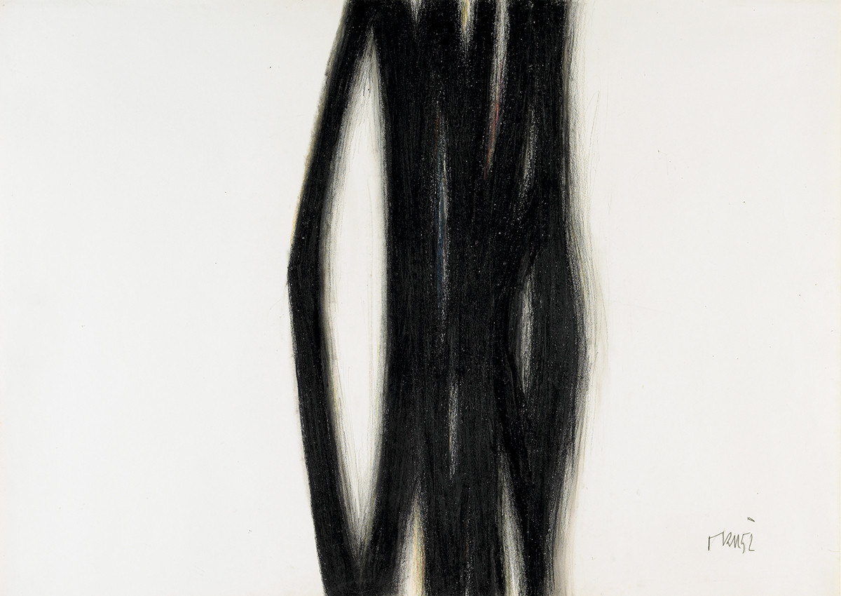 Arnulf Rainer: Vertikalgestaltung, 1952