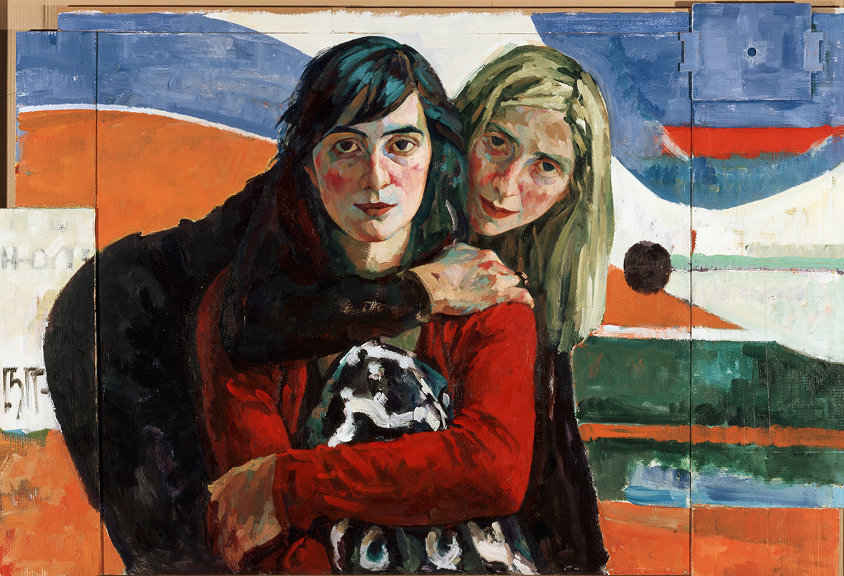 Xenia Hausner: Eagle and Angel, 2005