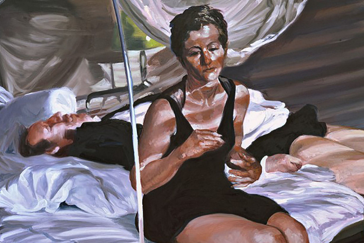 Eric Fischl | The Krefeld Project: The Bedroom. Scene 1, 2002 | The ALBERTINA Museum, Vienna – The JABLONKA Collection © Eric Fischl / Bildrecht, Vienna, 2021