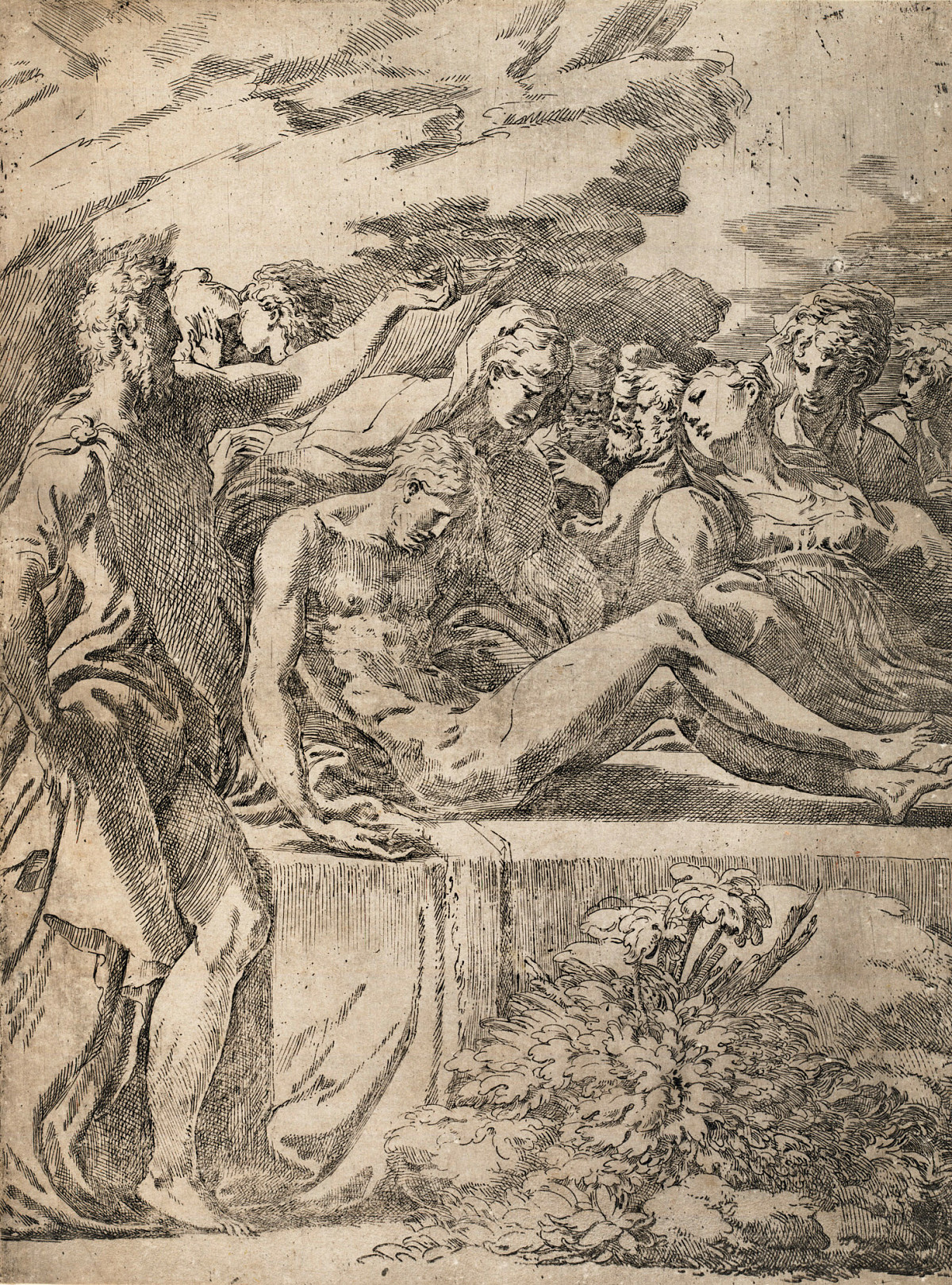 Parmigianino: Entombment, ca 1529–1530