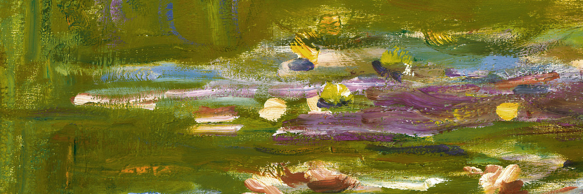 Claude Monet | The Water Lily Pond, 1917-1919 | The ALBERTINA Museum, Vienna – The Batliner Collection