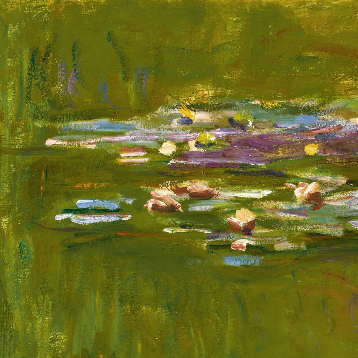 Claude Monet | Der Seerosenteich, 1917-1919 | ALBERTINA, Wien – Sammlung Batliner