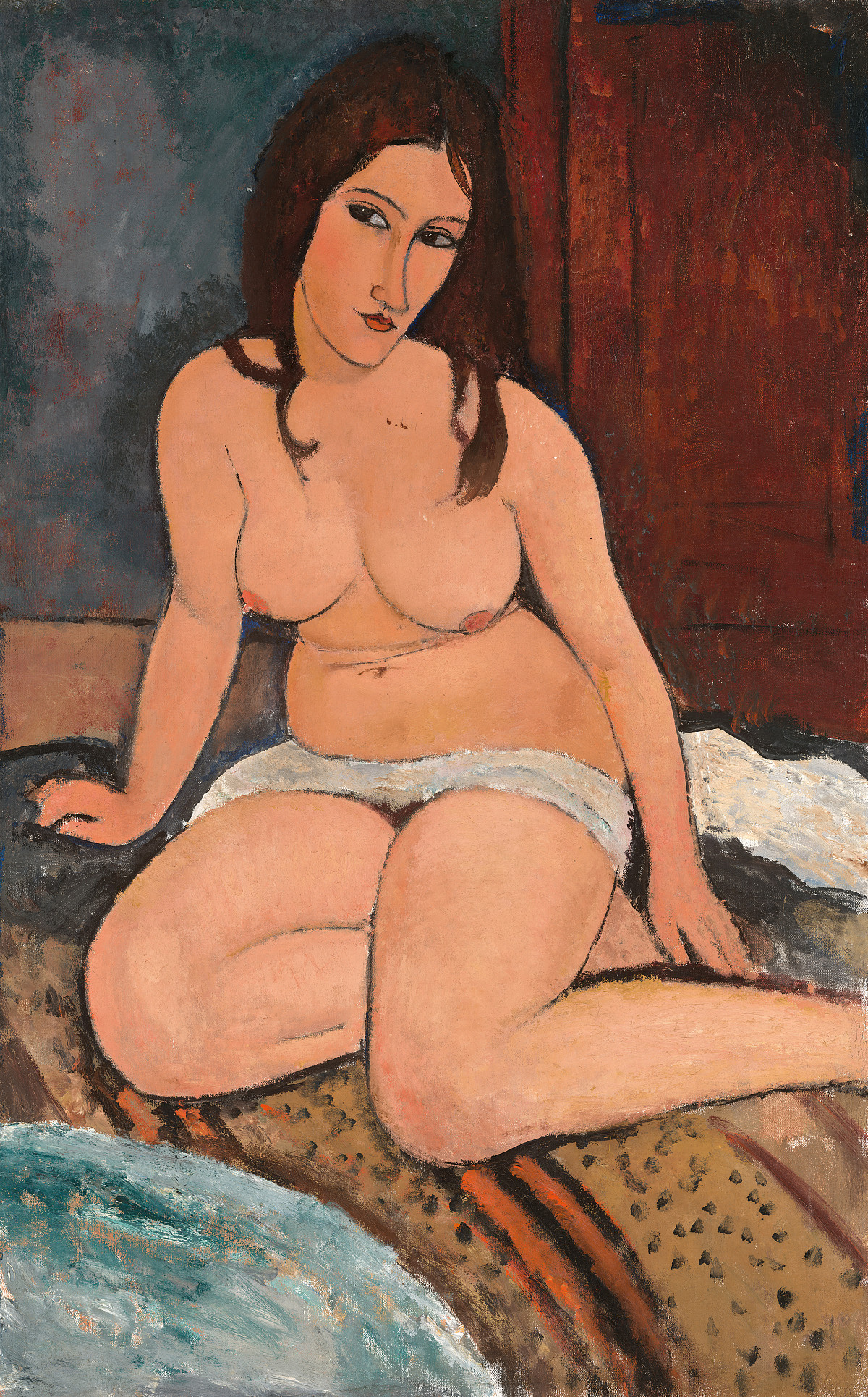 Amedeo Modigliani: Seated Nude (Detail), 1917