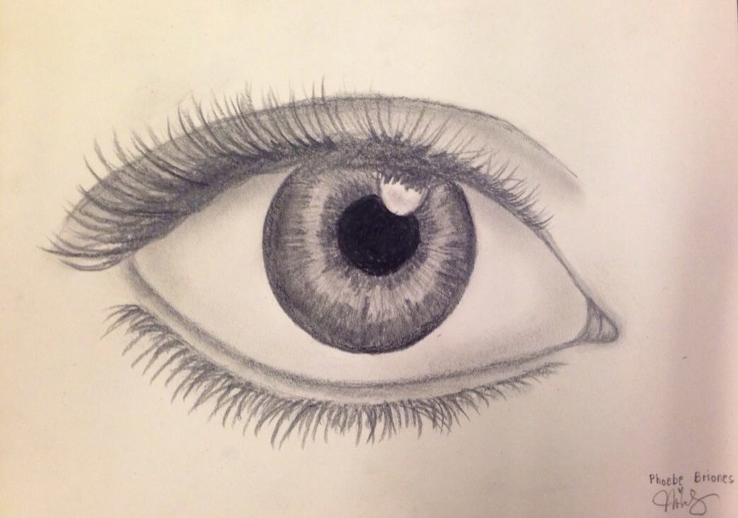 Zeichnung eines Auges