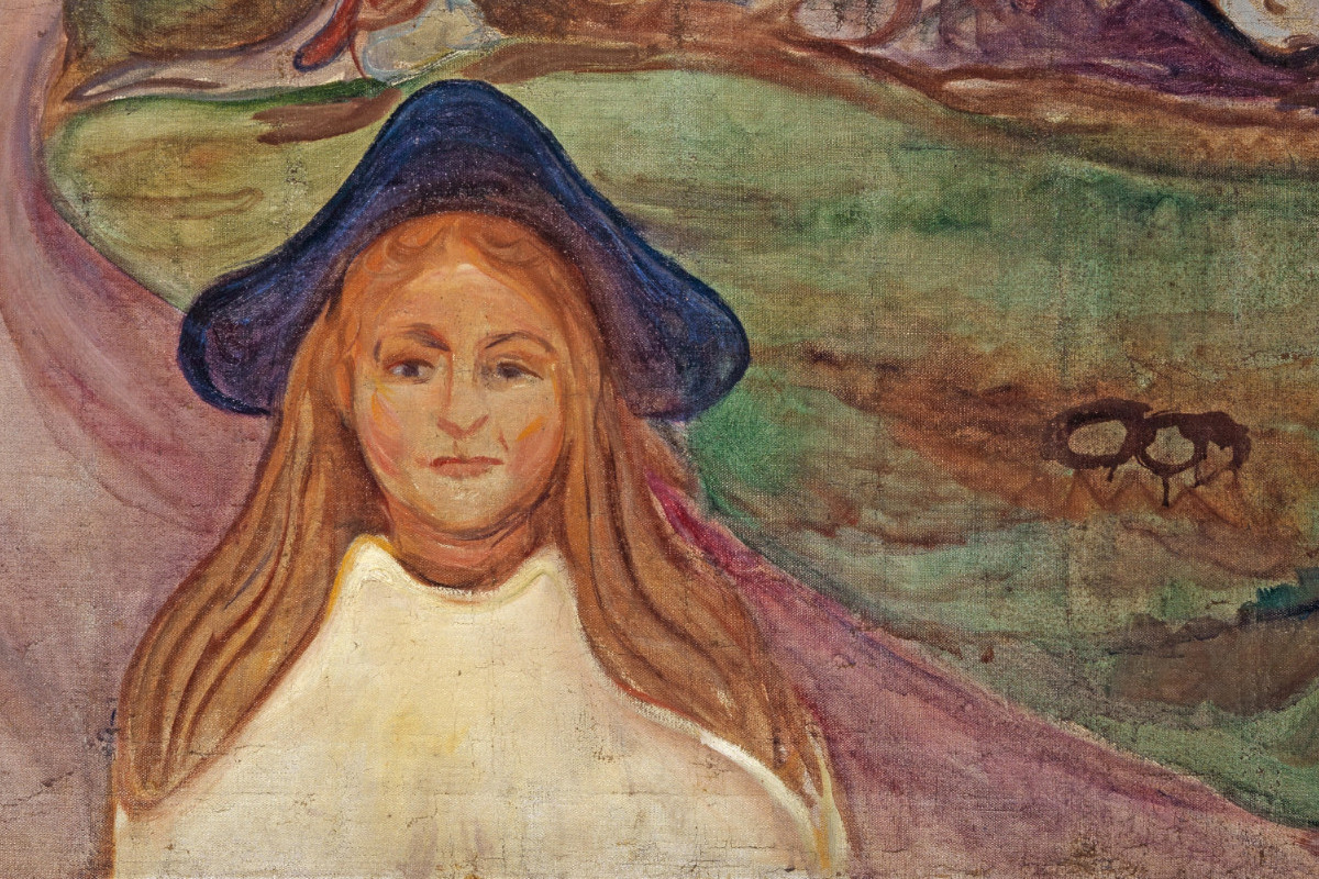 Edvard Munch | Street in Aagsgaardstrand, 1901 | Kunstmuseum Basel, Gift by Sigrid Schwarz von Spreckelsen and Sigrid Katharina Schwarz, 1979 | Photo: Kunstmuseum Basel, Martin P. Bühler