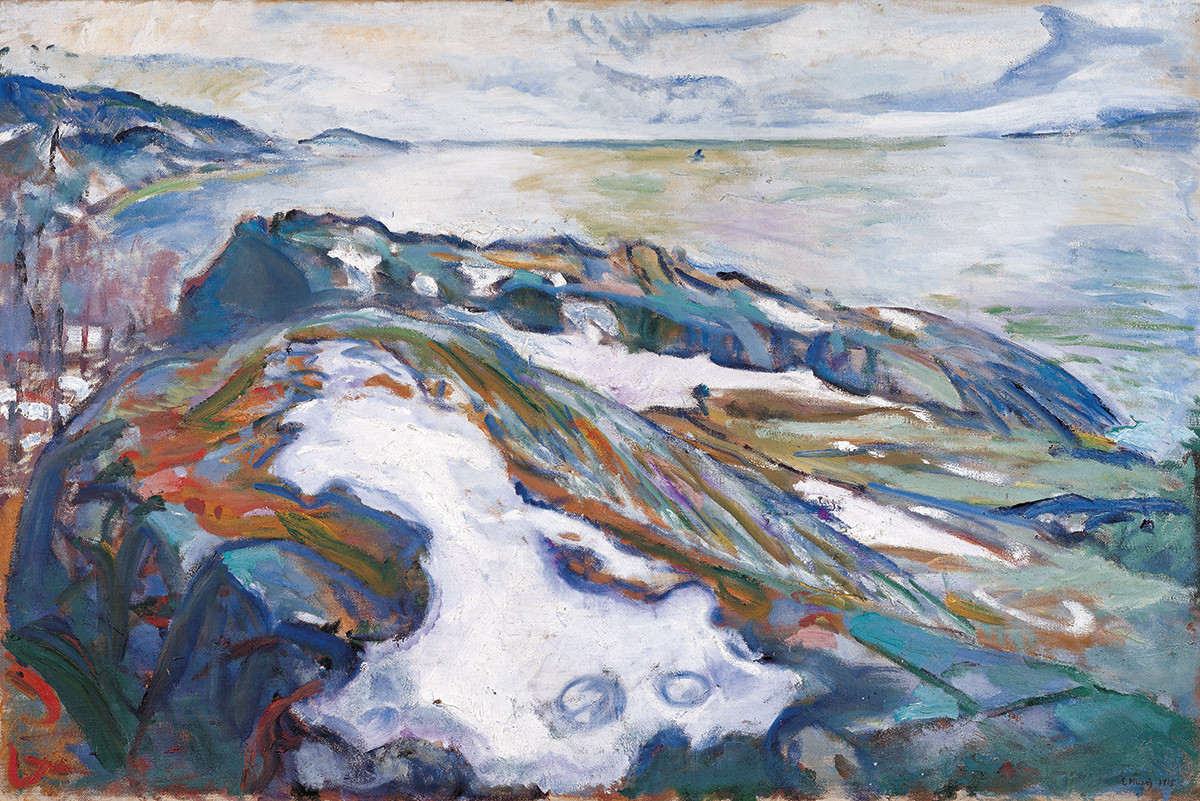 Edvard Munch: Winter Landscape, 1915