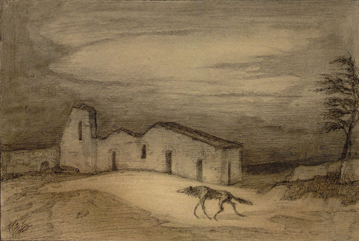 Alfred Kubin: Slaughterhouse Ruin, 1900