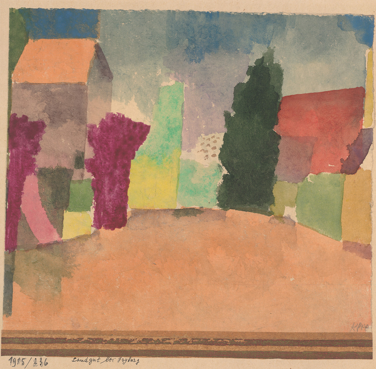 Paul Klee: Country House near Fribourg, 1915