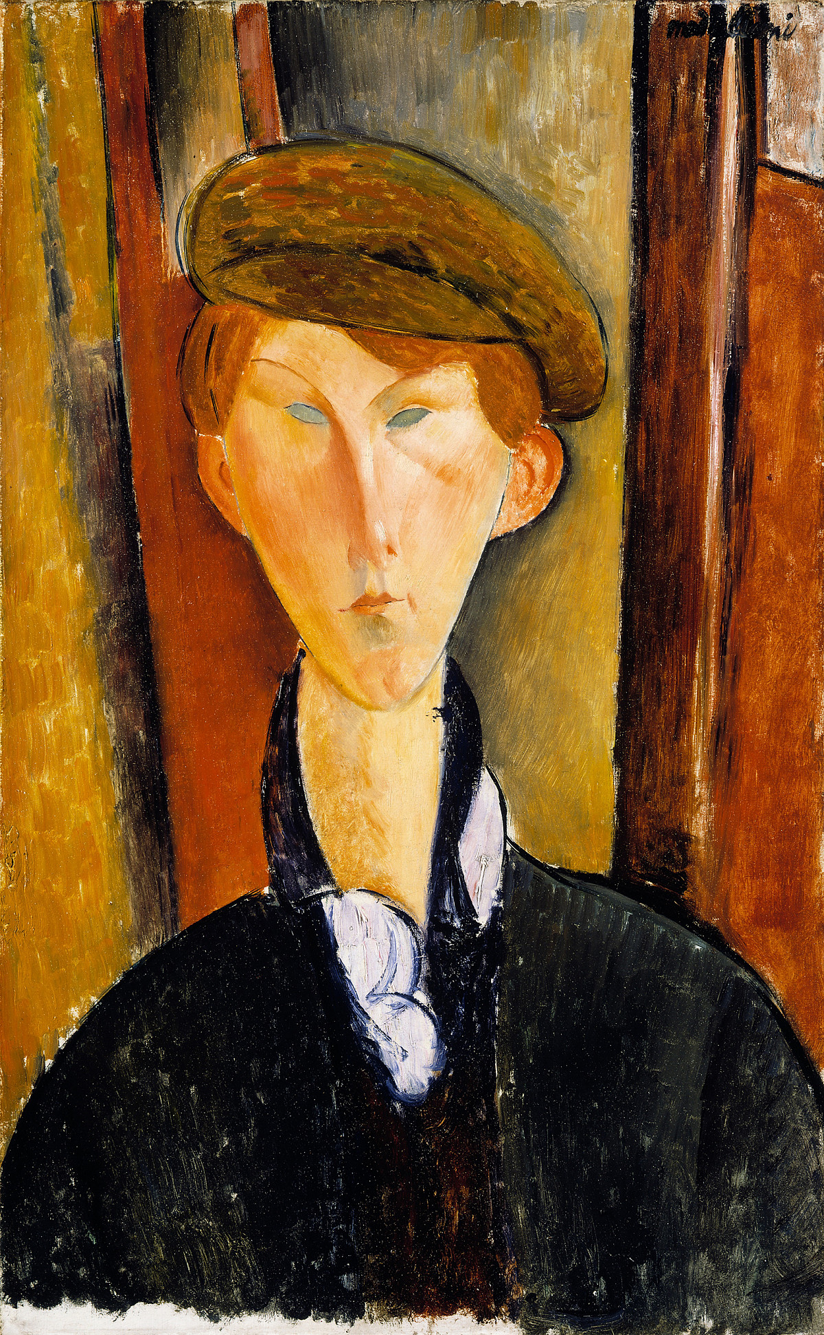 Amedeo Modigliani: Young Man with Cap, 1918