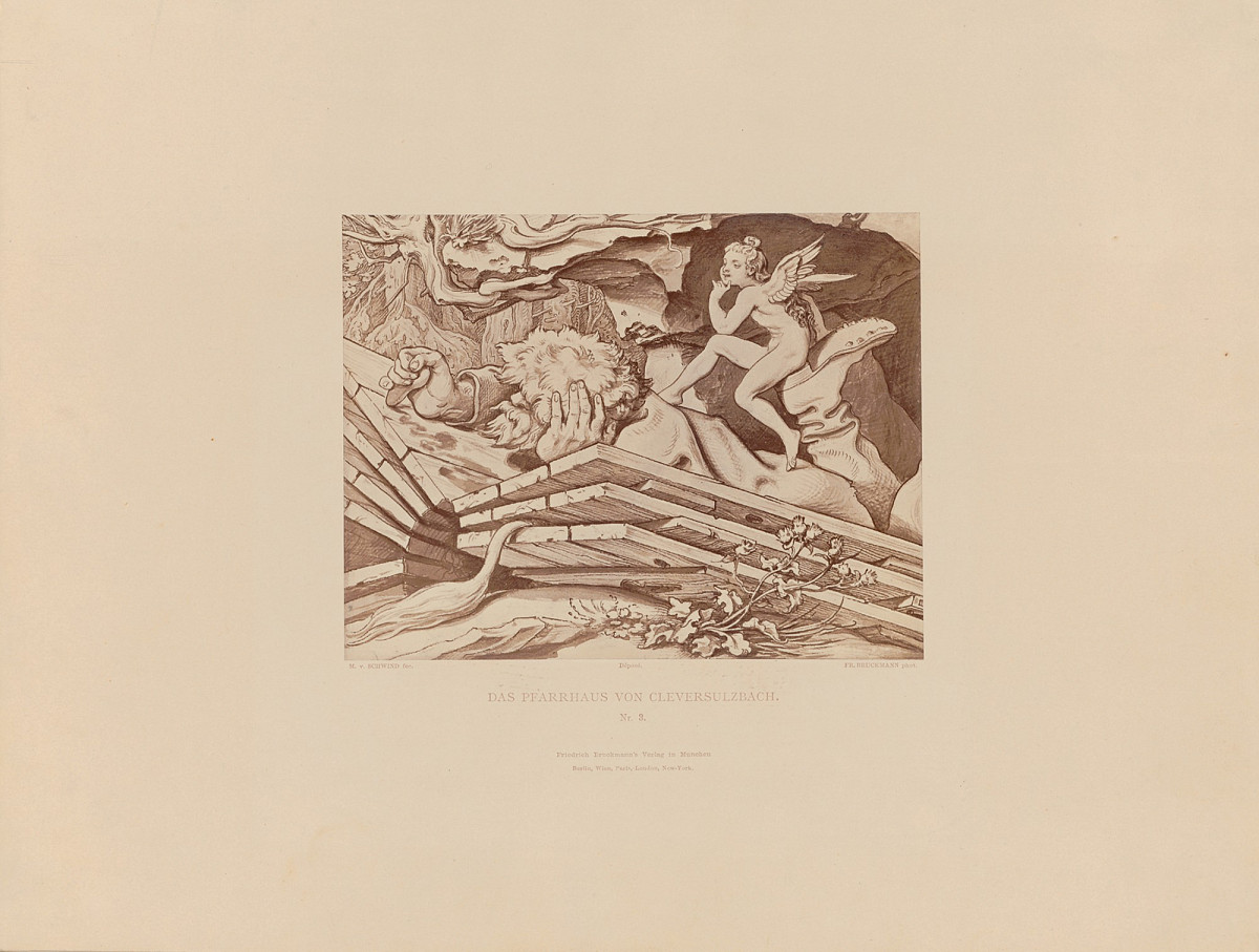 Friedrich Bruckmann nach Moritz von Schwind │Mörike, Eduard: Der sichere Mann (Illustration), 1866-1888 │ALBERTINA, Wien