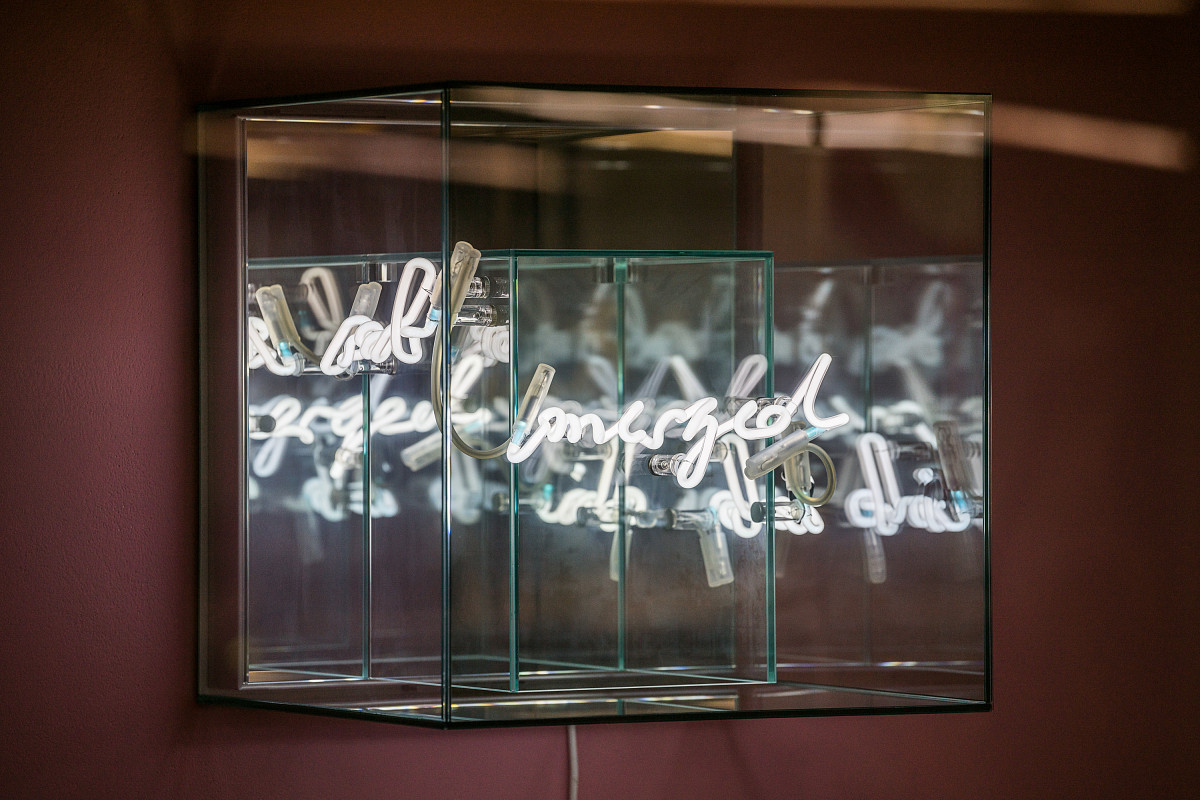 Brigitte Kowanz: Submerged Into a Continual Flux of Information, 2019