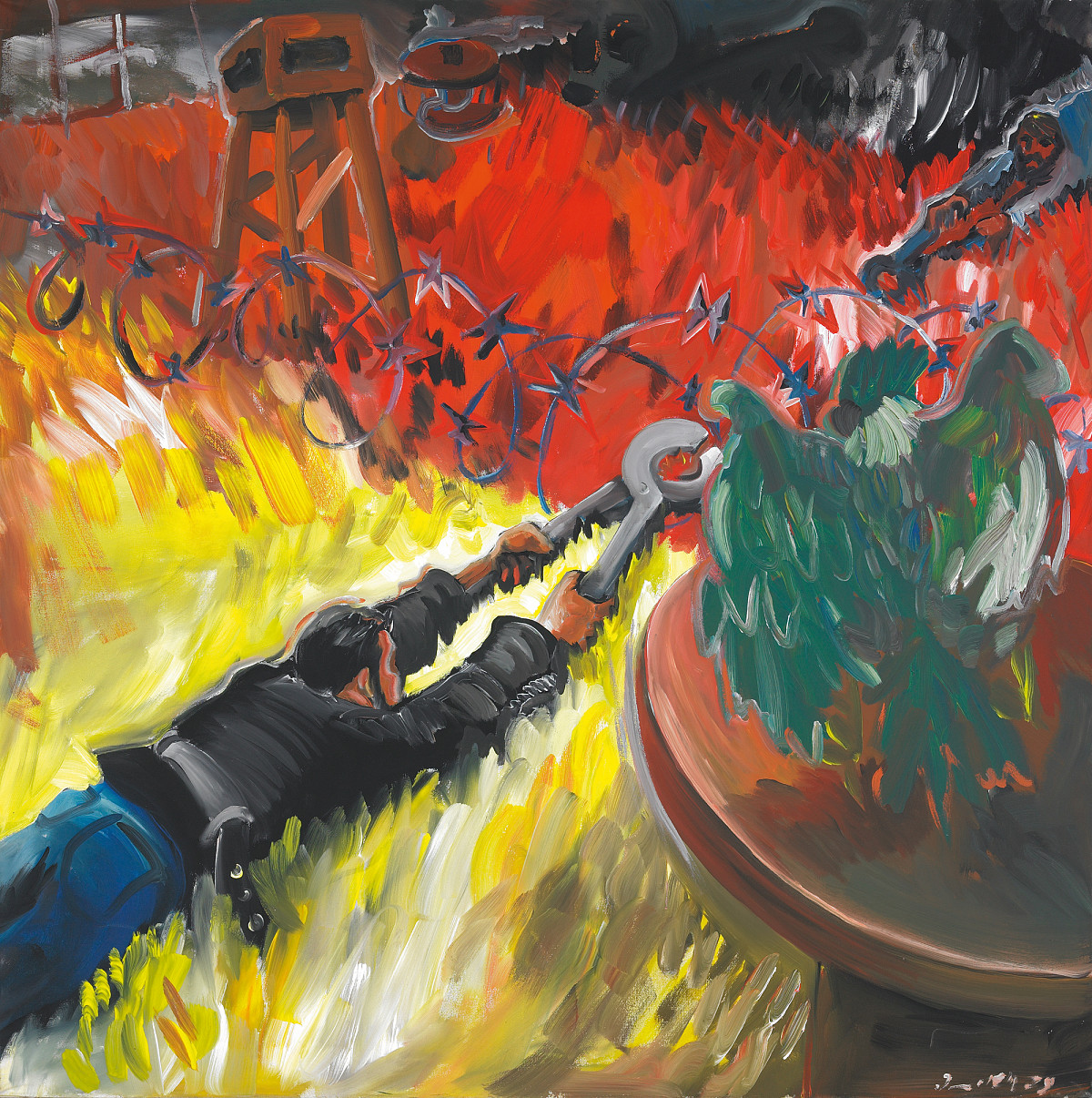 Jörg Immendorff: Ohne Titel, 1979