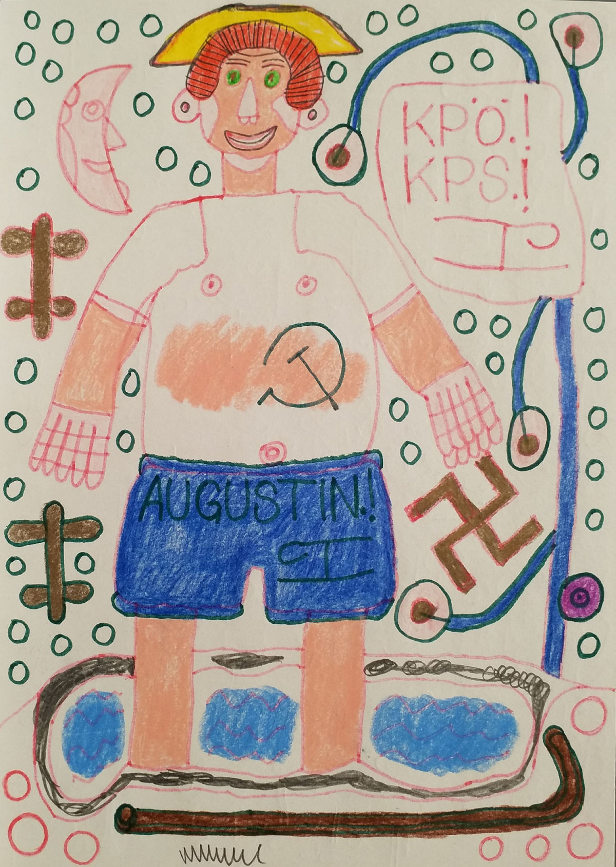 August Walla: Augustin.! KPÖ.! KPS.!, undatiert