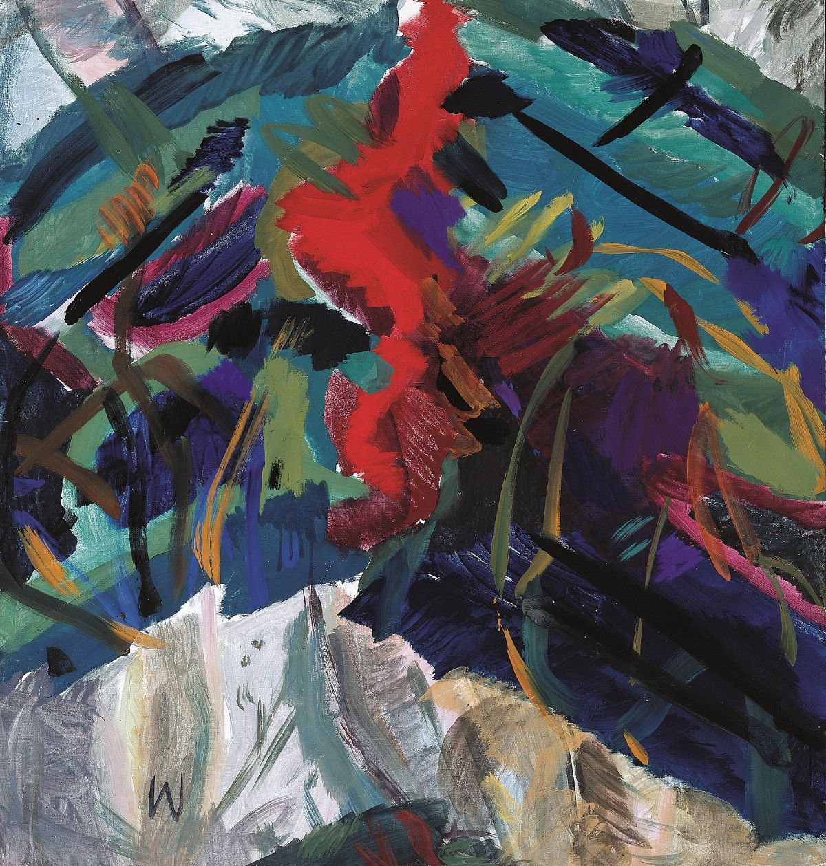 Max Weiler: Laufes, 1961