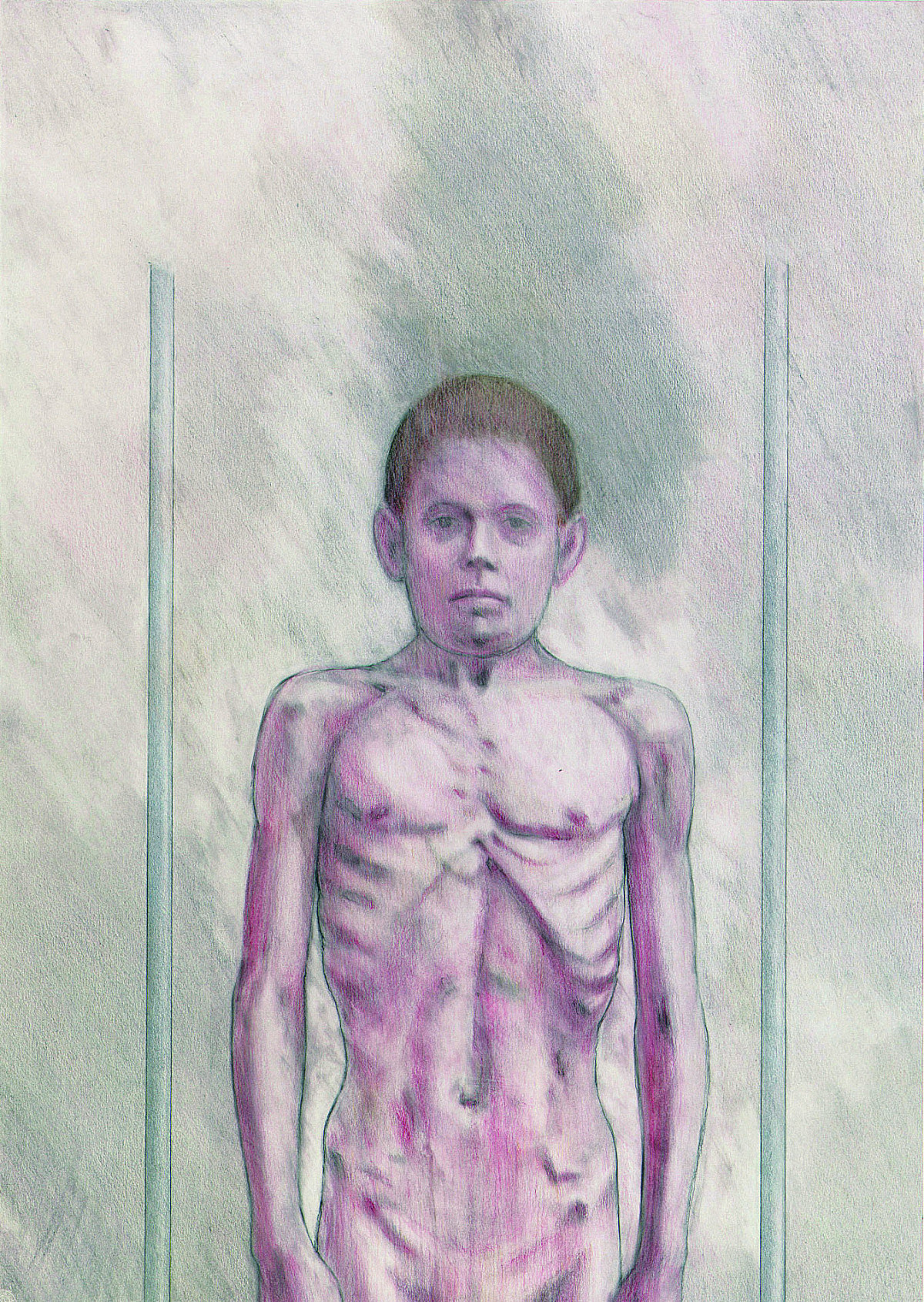 Reimo Wukounig: Der verbitterte Zögling – Zyklus „Einatmen – Ausatmen“, 1974