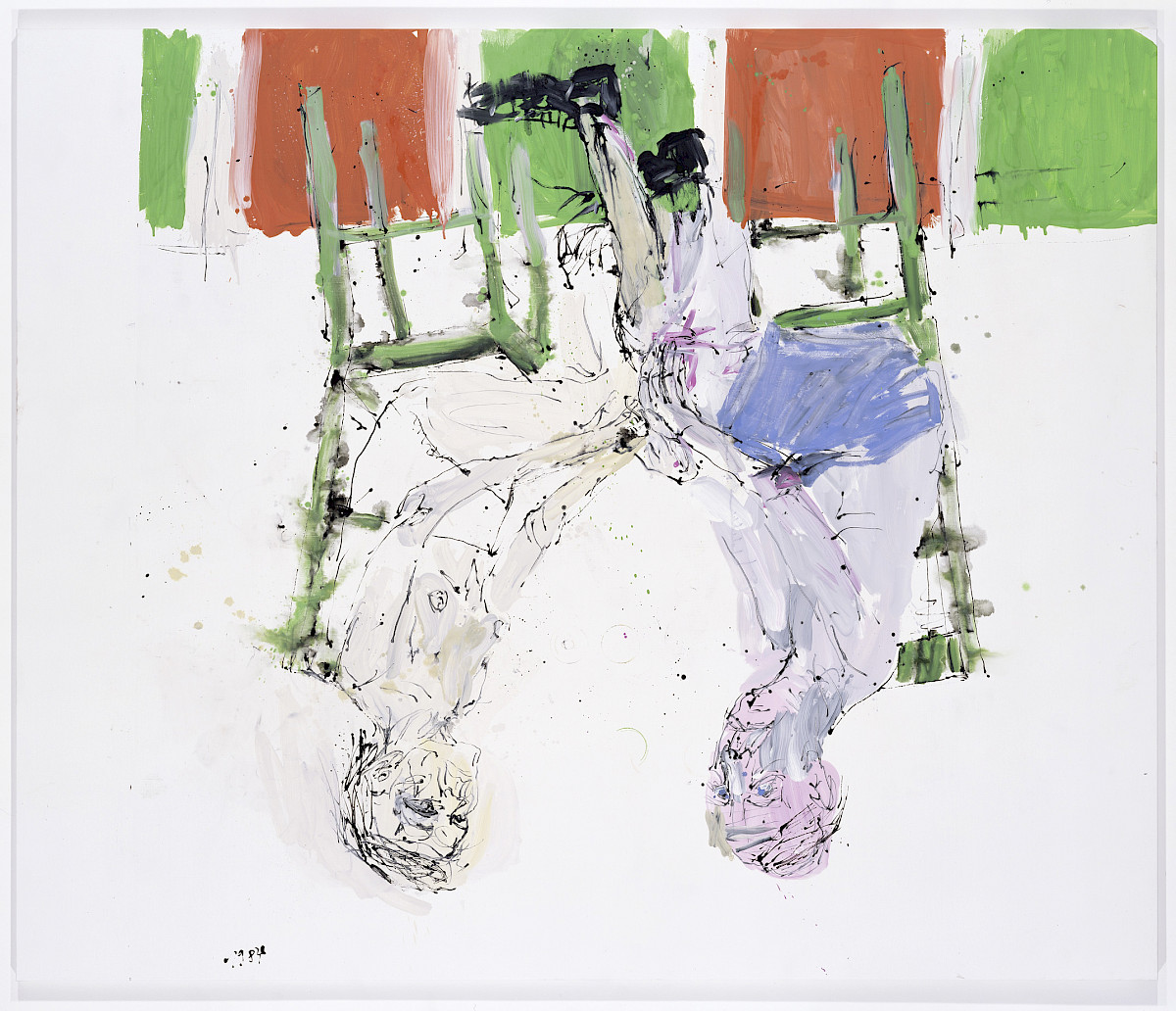 Georg Baselitz: Lovers, 1894 – Old Objectivity (Remix), 2007