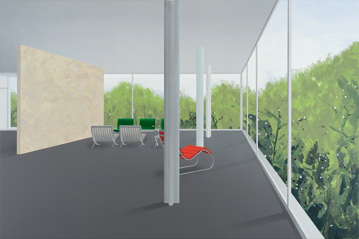 Ben Willikens: Raum 1387. Mies van der Rohe, Villa Tugendhat (Salon), Brünn, 2018