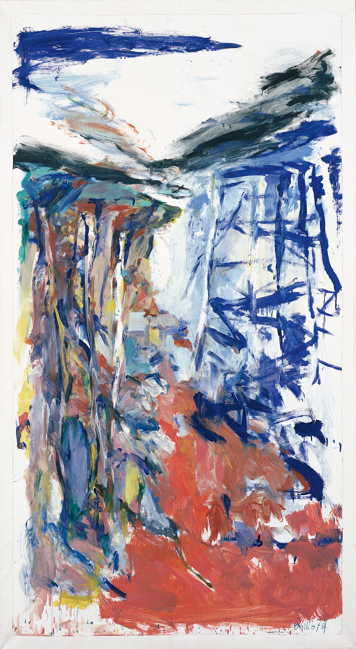 Georg Baselitz: Forest Landscape, 1974