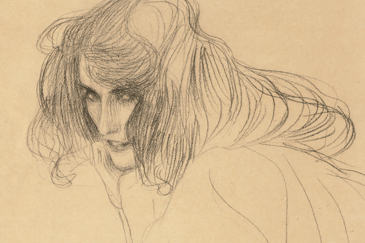 Gustav Klimt | Portrait of a Woman (Study for "Lasciviousness", Beethoven Frieze, Secession, Vienna) | © The ALBERTINA Museum, Vienna