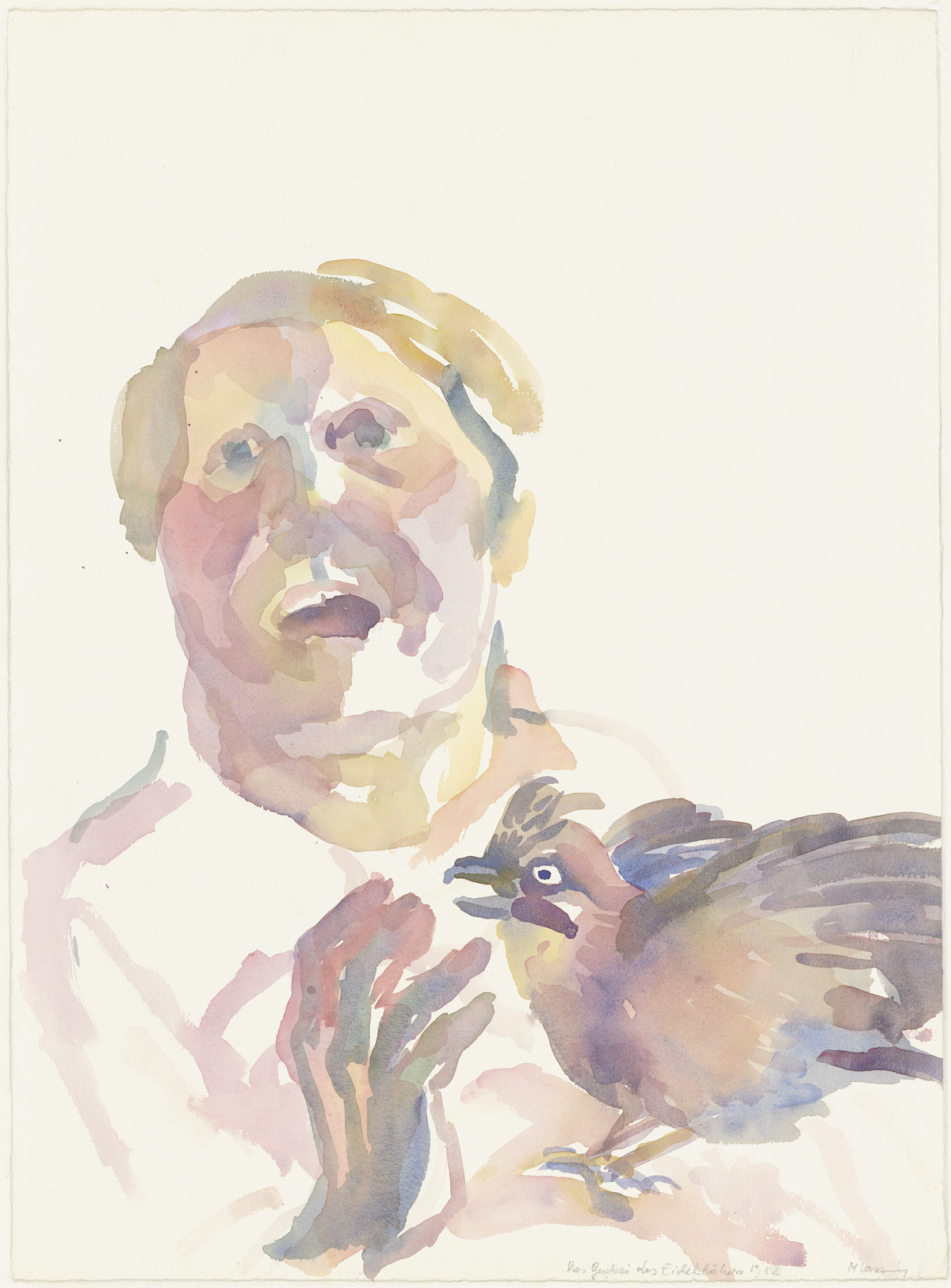 Maria Lassnig: The Jay’s Screeching, 1982