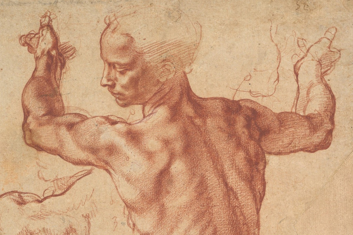 Michelangelo Buonarroti | Studies for the Libyan Sibyl, c. 1510/11 | The Metropolitan Museum of Art, New York, Purchase, Joseph Pulitzer Bequest, 1924, inv. no. 24.197.2 | Photo: © bpk / The Metropolitan Museum of Art