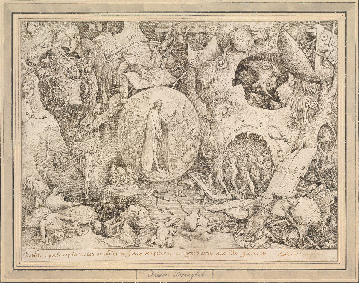 Pieter Bruegel d. Ä.: Höllenfahrt Christi, 1561