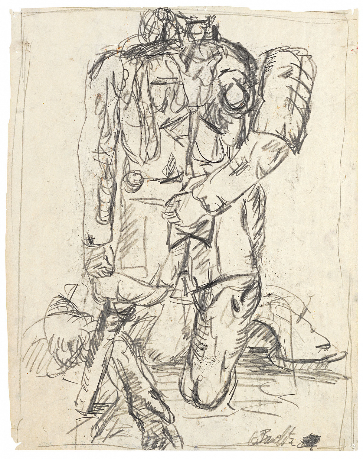 Georg Baselitz: Torso, 1966