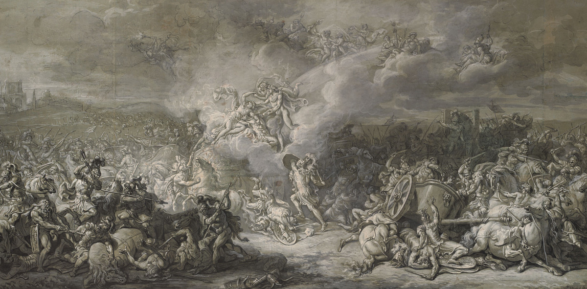 Jacques-Louis David: The Combat of Diomedes, 1776