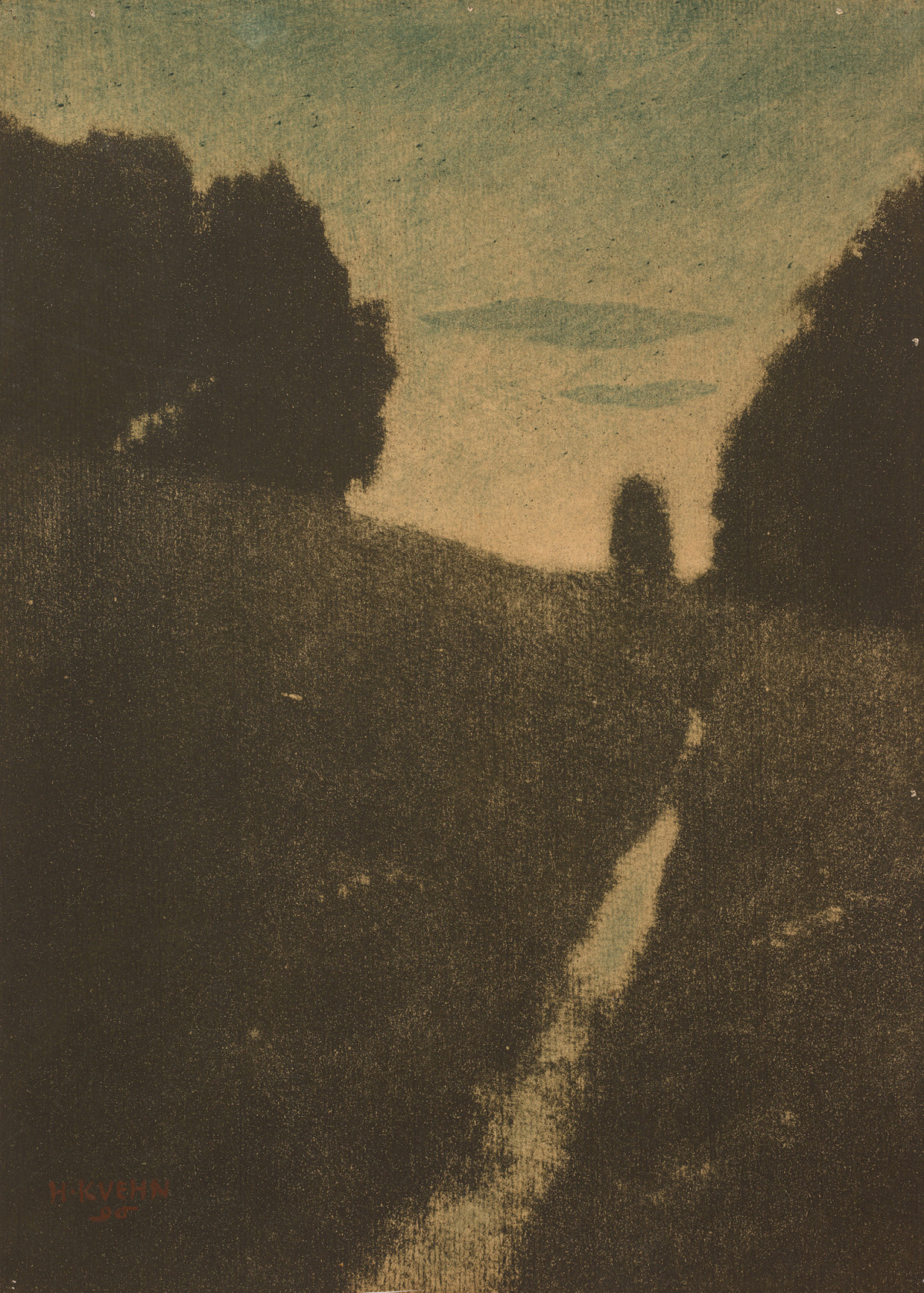 Heinrich Kühn: Dämmerung, 1896