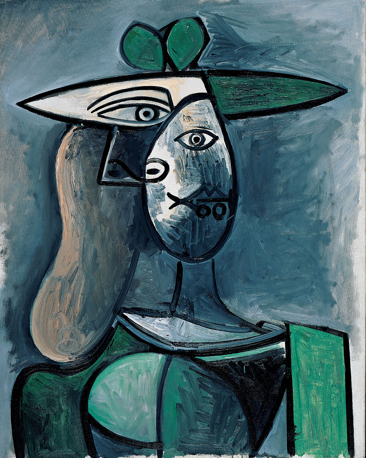 Pablo Picasso: Woman with Green Hat, 1947