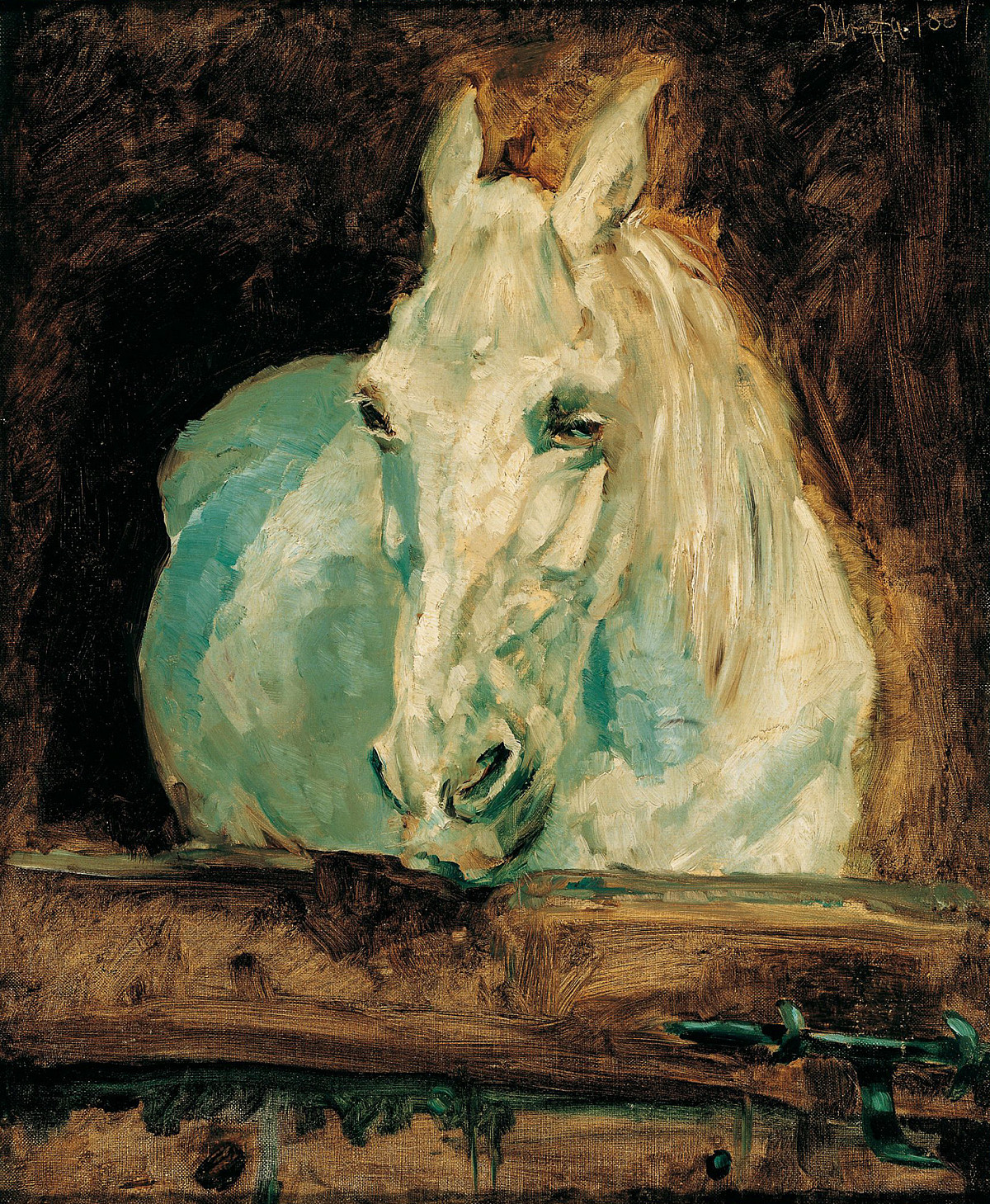 Henri de Toulouse-Lautrec: White Horse „Gazelle“, 1881