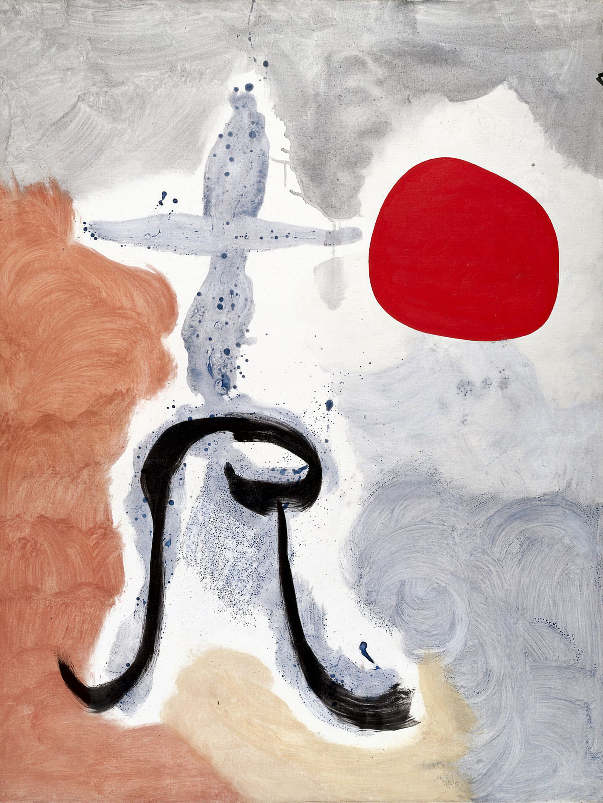 Joan Miró: Frau vor der Sonne, 1949