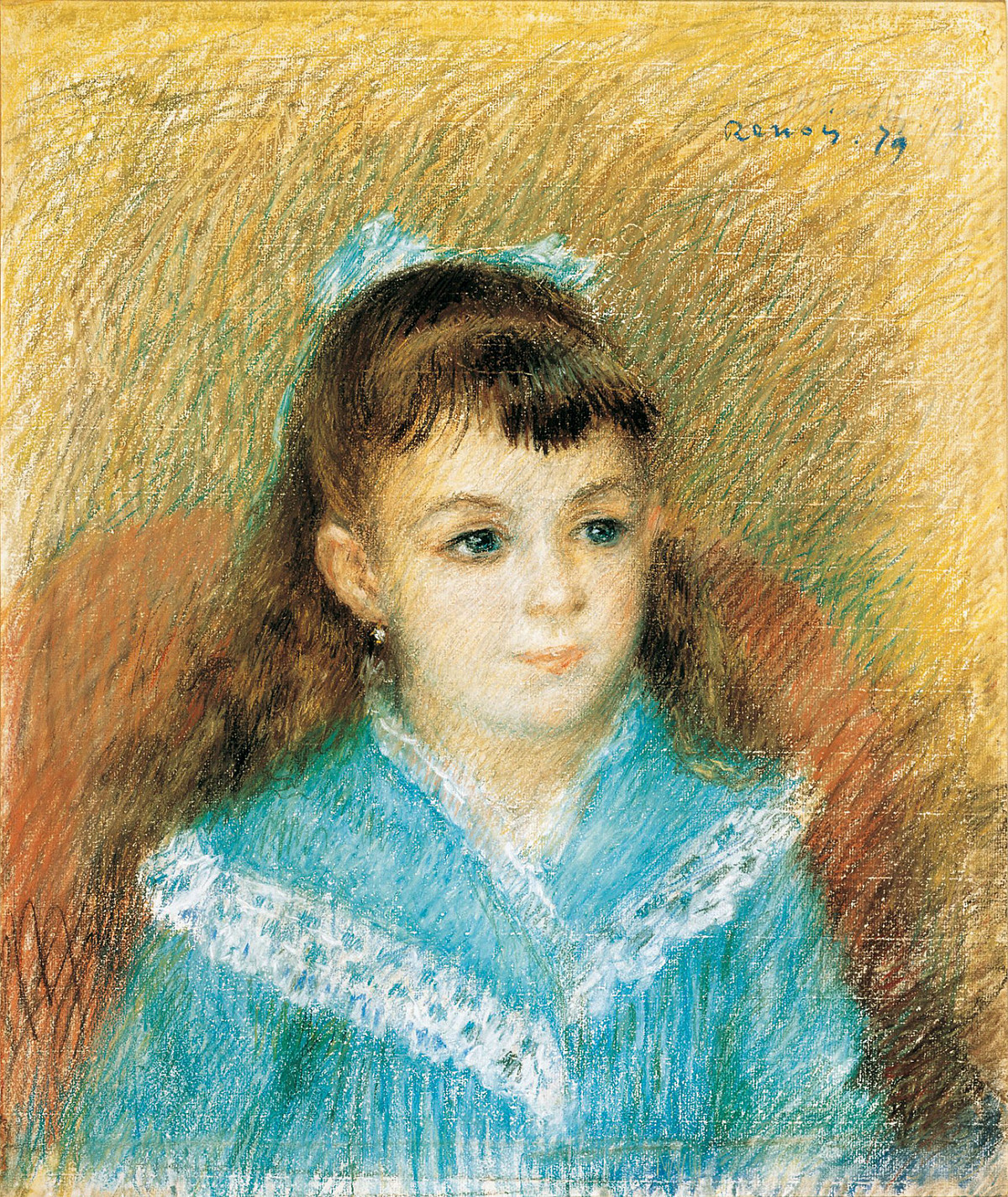Pierre Auguste Renoir: Portrait of a Young Girl (Elisabeth Maitre), 1879