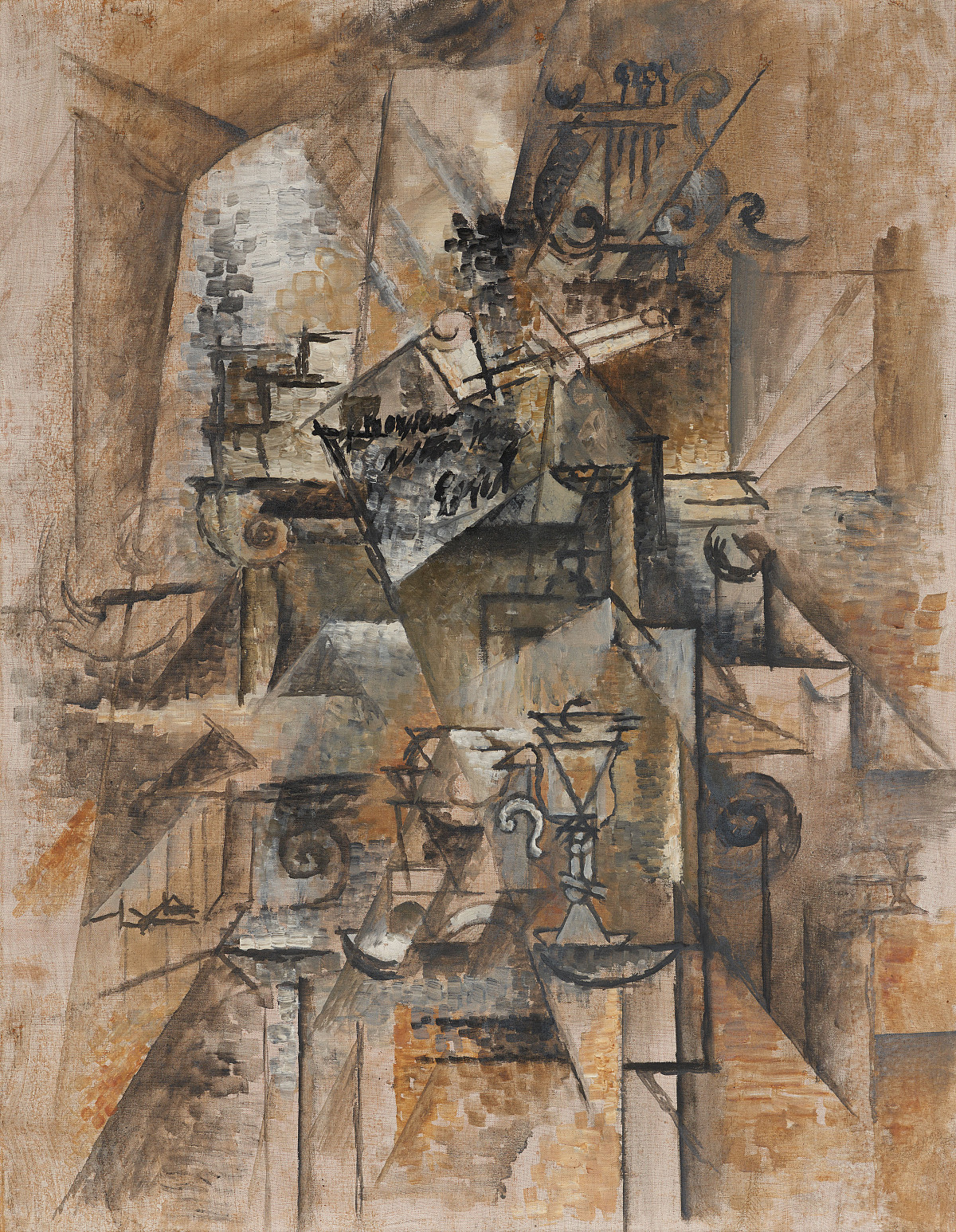 Pablo Picasso: L'étagère, 1911-1912