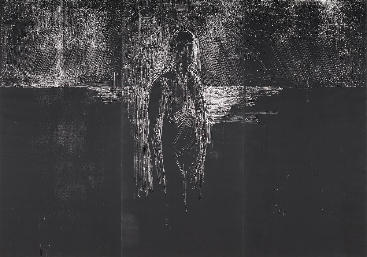 Ofer Lellouche: Selbstporträt mit Sonnenuntergang, 2011