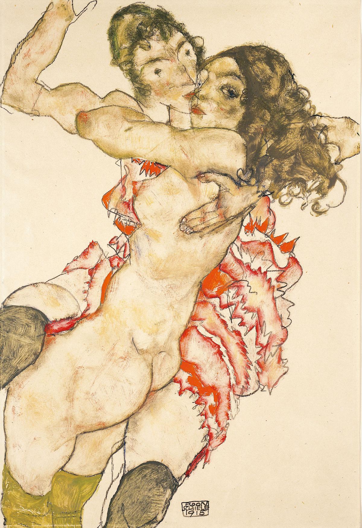 Egon Schiele: Two Girlfriends, 1915