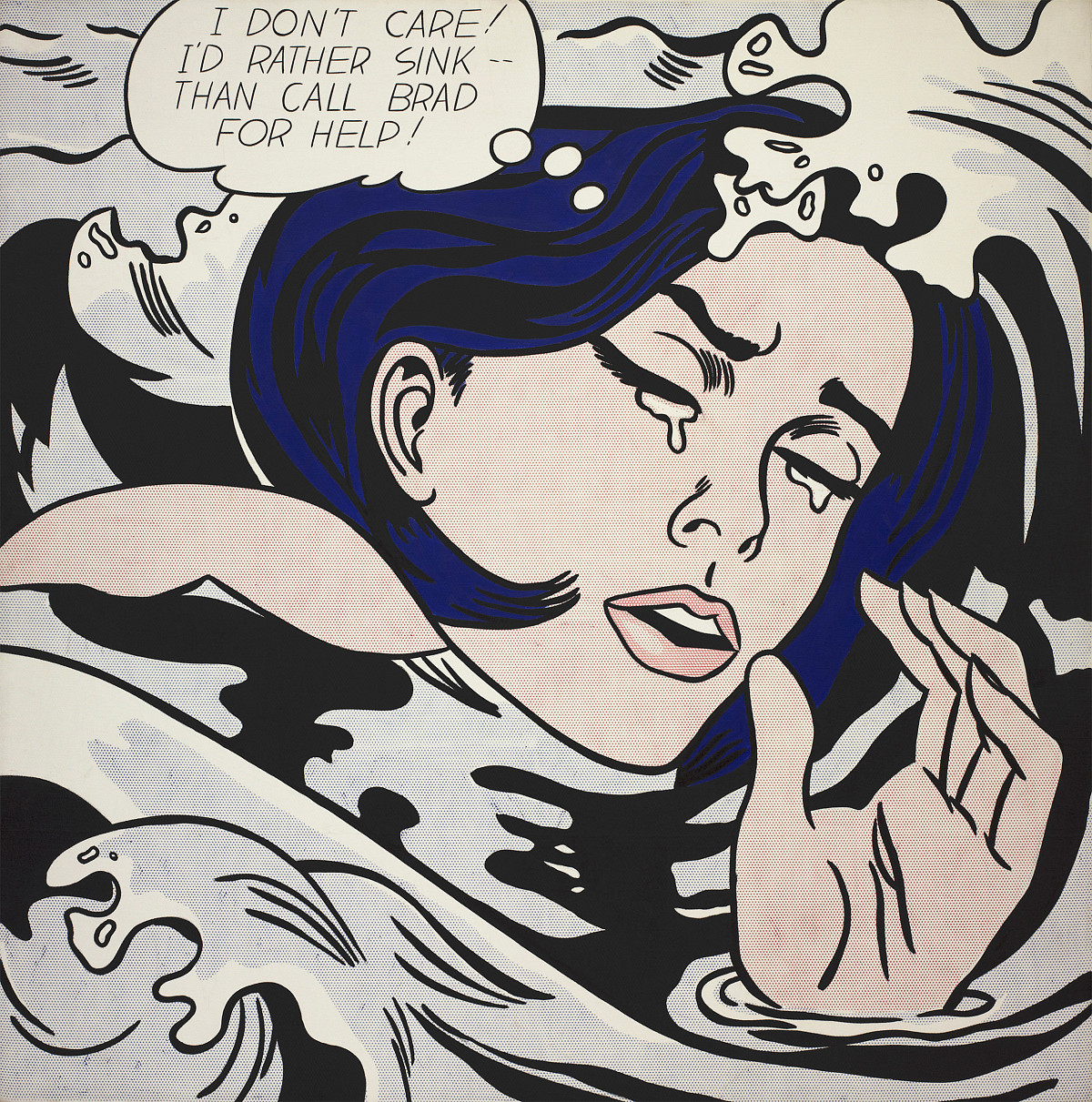 Roy Lichtenstein: Ertrinkendes Mädchen, 1963