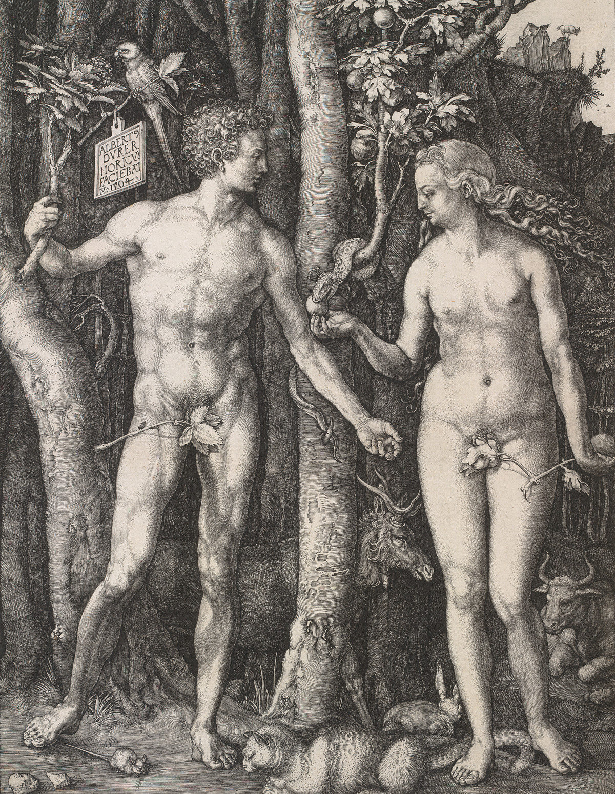 Albrecht Dürer: Adam and Eve, 1504