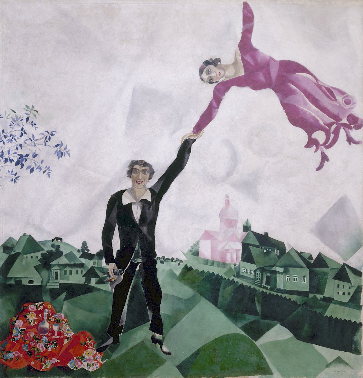 Marc Chagall: The Promenade, 1917-1918