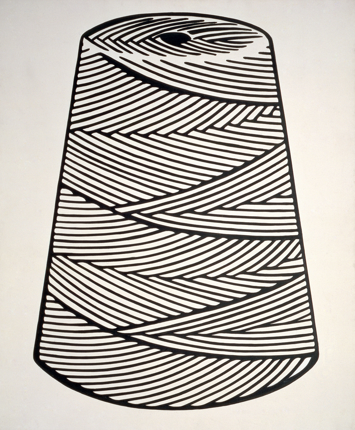 Roy Lichtenstein: Große Schnurrolle, 1963