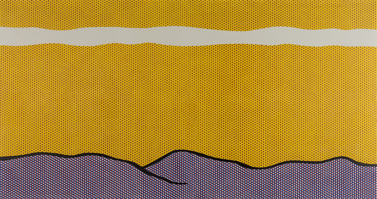 Roy Lichtenstein: Gelber Himmel, 1966