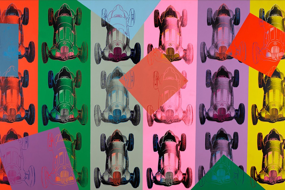 Andy Warhol | Mercedes-Benz Formel Rennwagen W125, 1987 | ALBERTINA, Wien © The Andy Warhol Foundation for the Visual Arts, inc./Licensed by Bildrecht, Vienna, 2024