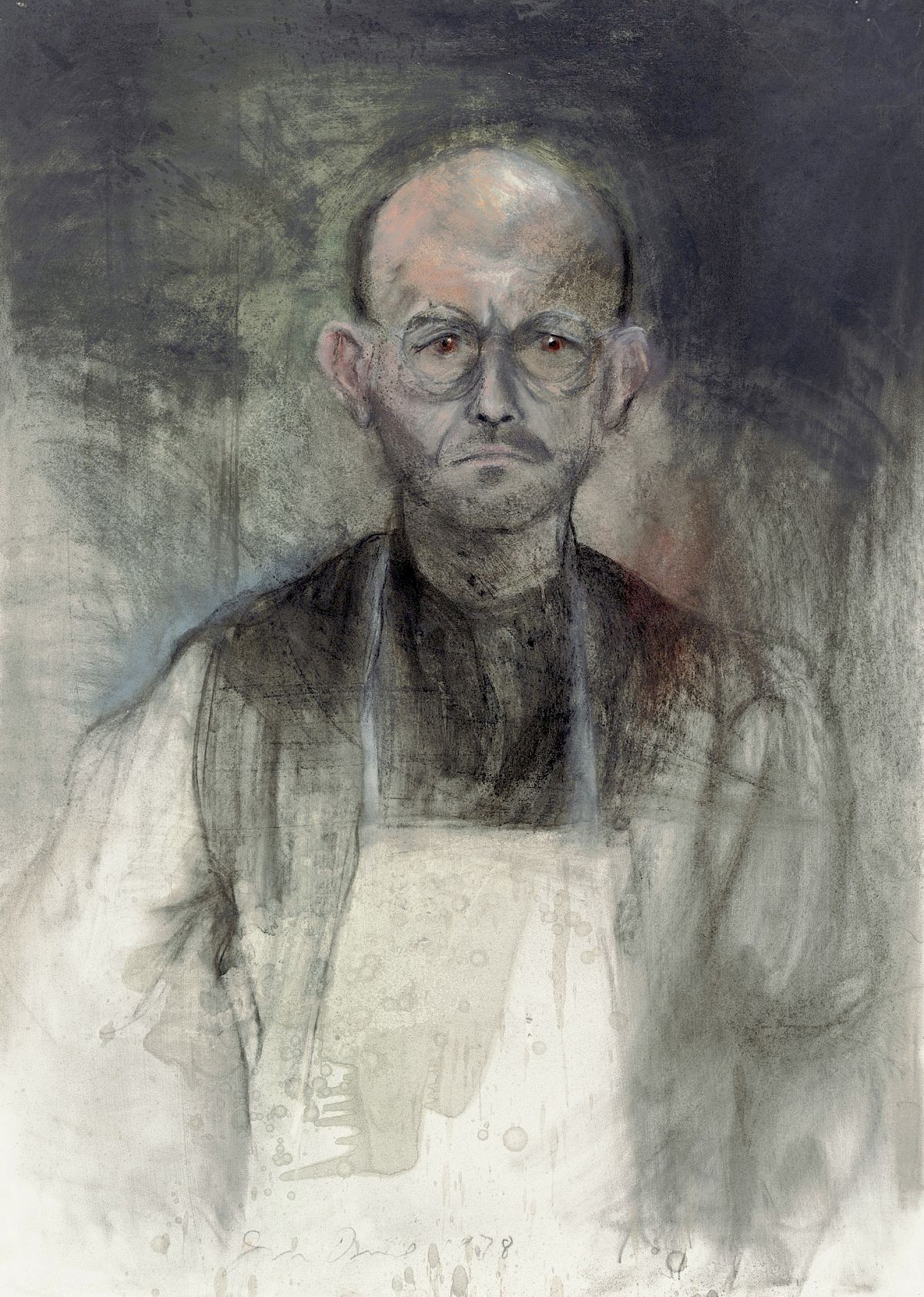 Jim Dine: Selbstporträt mit Schürze, 1978