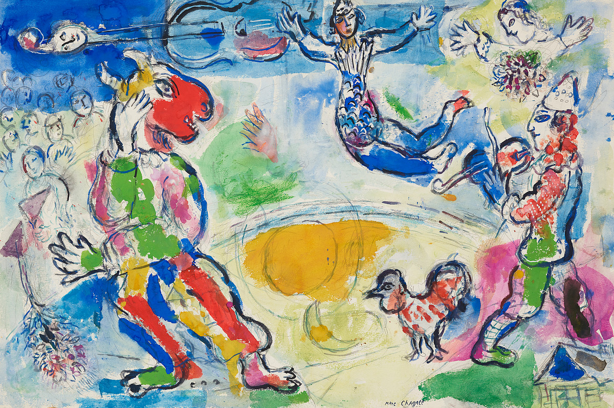 Marc Chagall: Der große Zirkus, 1970