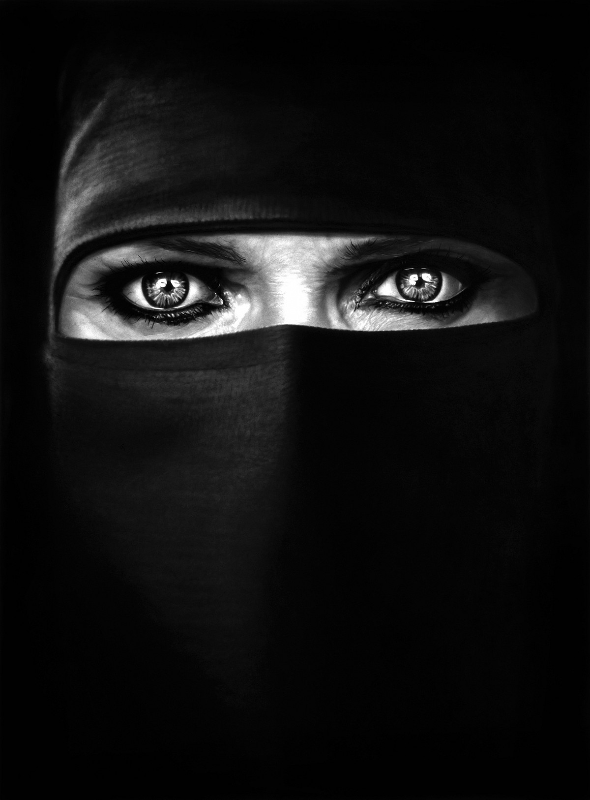 Robert Longo: Untitled (Herzeleide, Barbara's Eyes), 2012