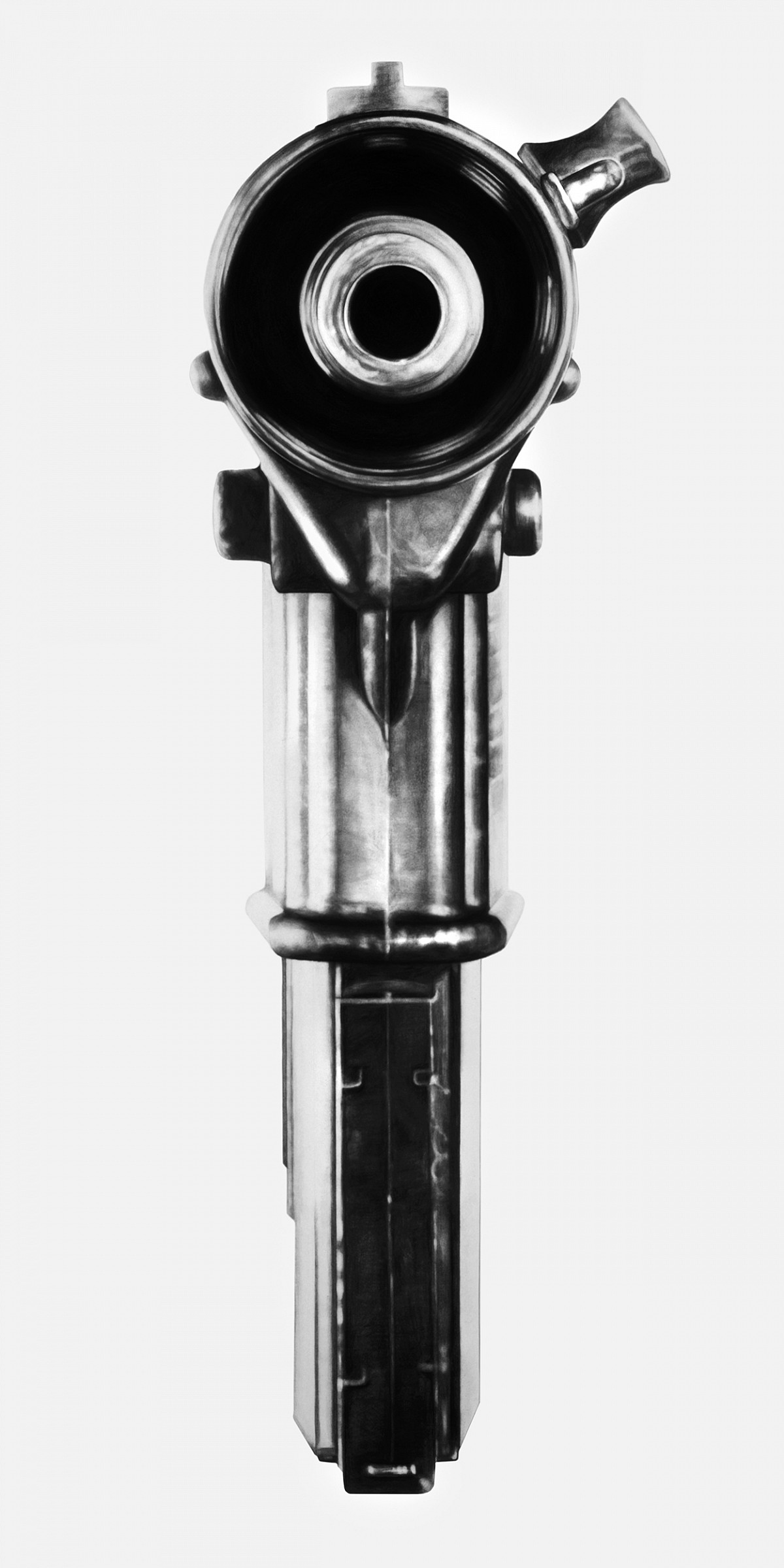 Robert Longo: Bodyhammer: Uzi, 1993