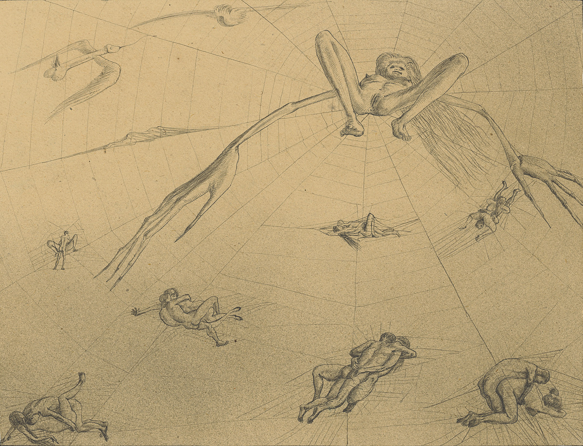 Alfred Kubin: Die Spinne, um 1901/02
