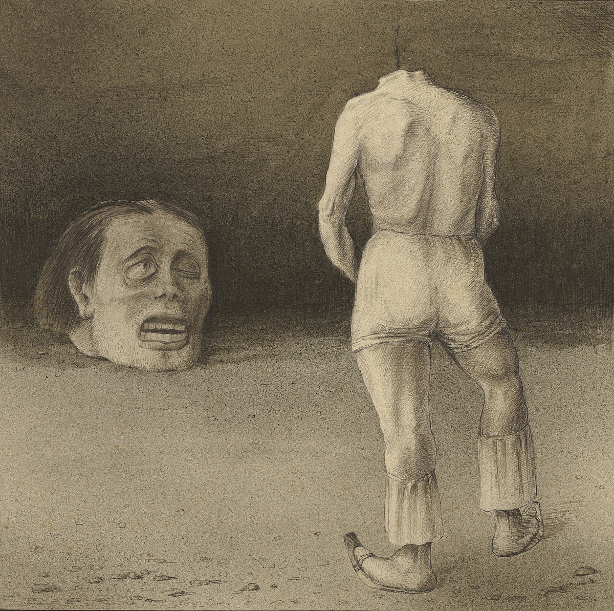 Alfred Kubin: Selbstbetrachtung, um 1901/02