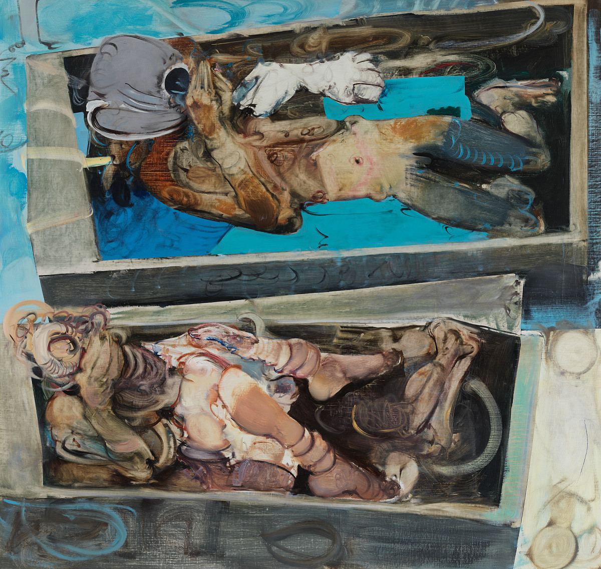 Adrian Ghenie: Auferstehung 1, 2024