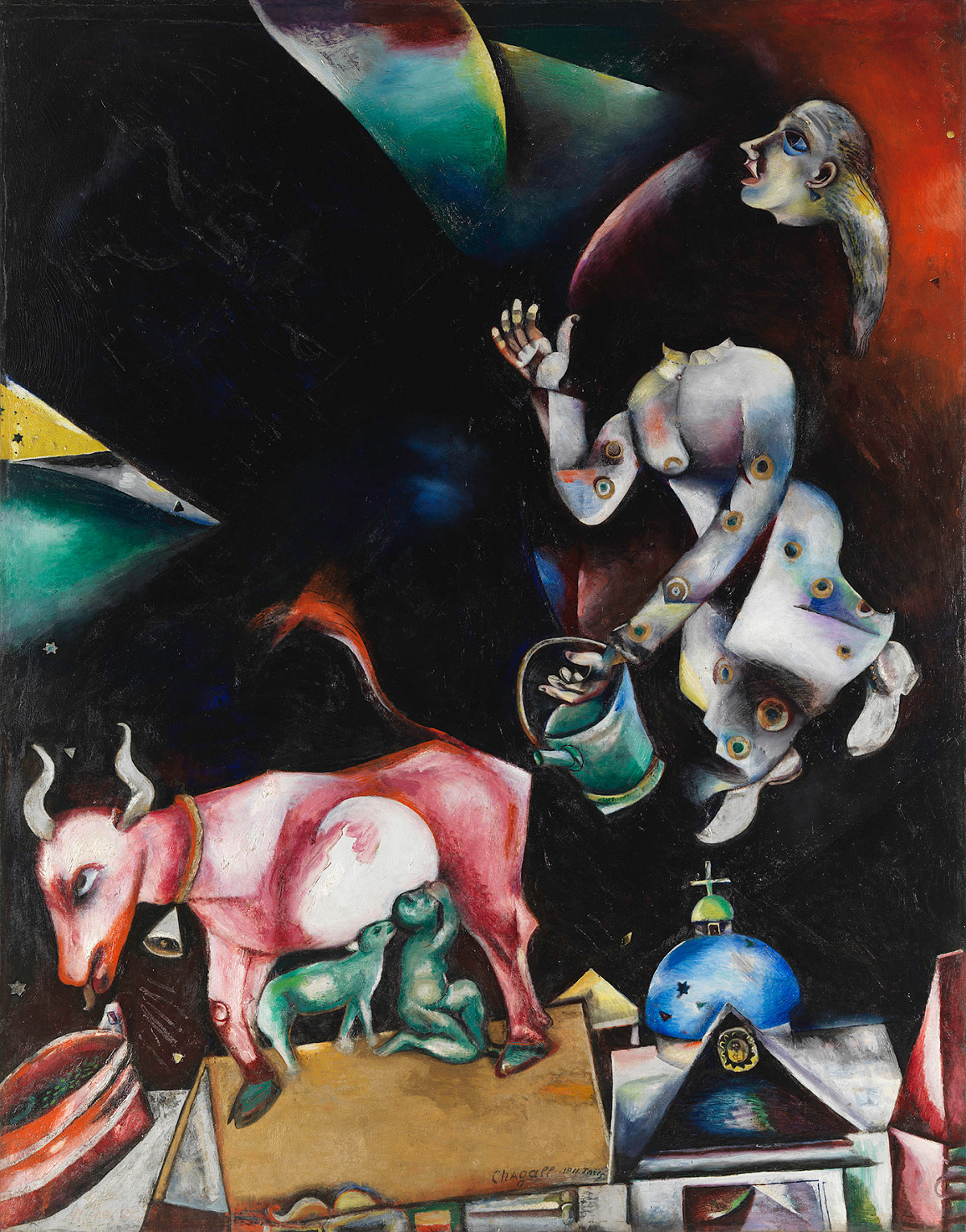 Marc Chagall: Russland, den Eseln und den Anderen, 1911